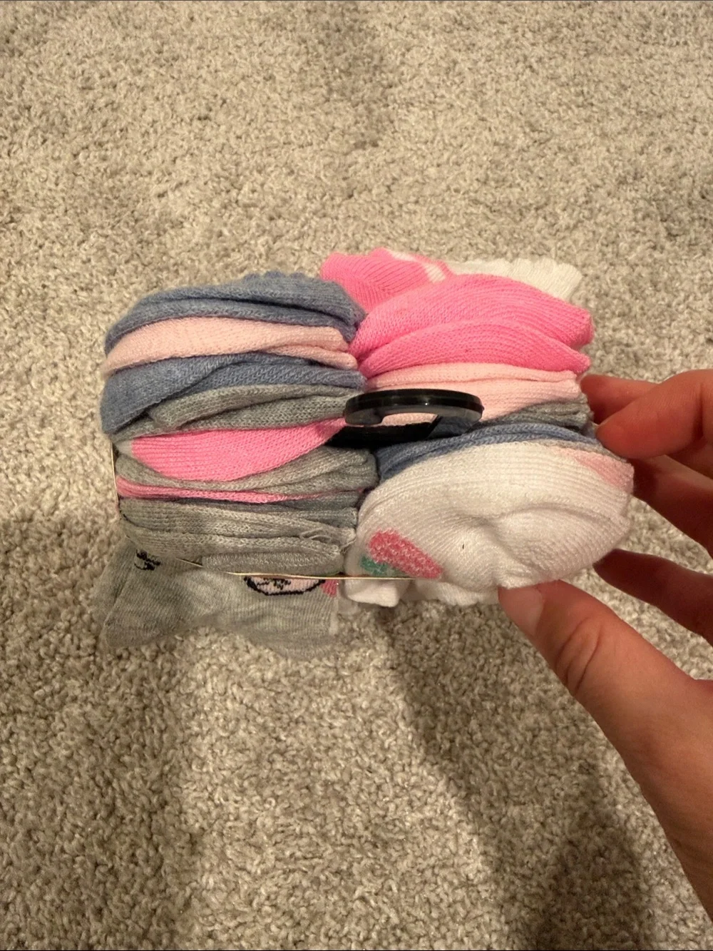 Nicole Miller New York Girls No Show Socks 20 pair